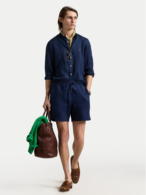 Polo Ralph Lauren Polo Ralph Lauren Košulja 710968925002 Tamnoplava Slim Fit