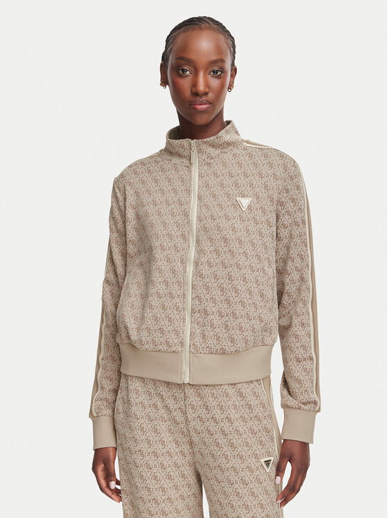 Guess Суитшърт V6YQ28 K5183 Бежов Regular Fit