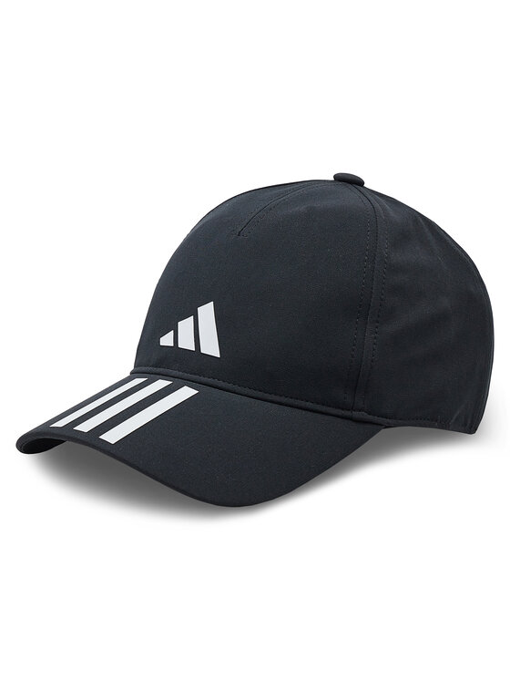 Adidas Kapa S šiltom 3-Stripes AEROREADY Running Training Baseball Cap IC6520 Črna