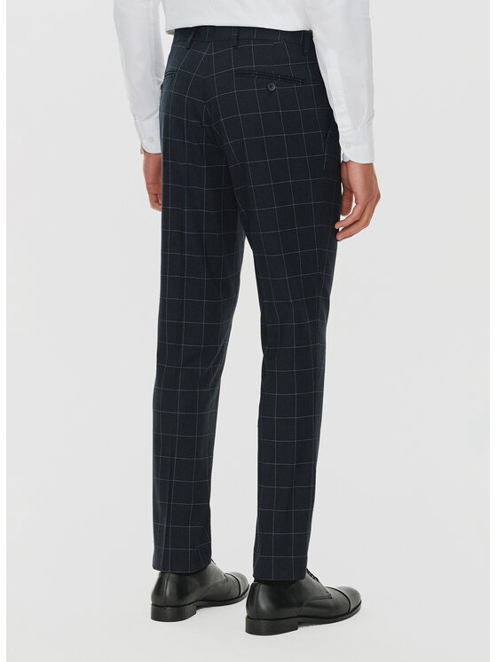 Pako Lorente Pako Lorente Spodnie garniturowe P24SF-6G-001 Granatowy Slim Fit