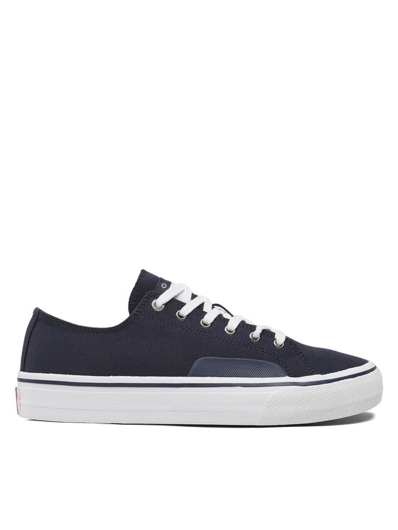 Tommy Jeans Tenis Superge Skate Canvas Ess EM0EM01175 Mornarsko Modra