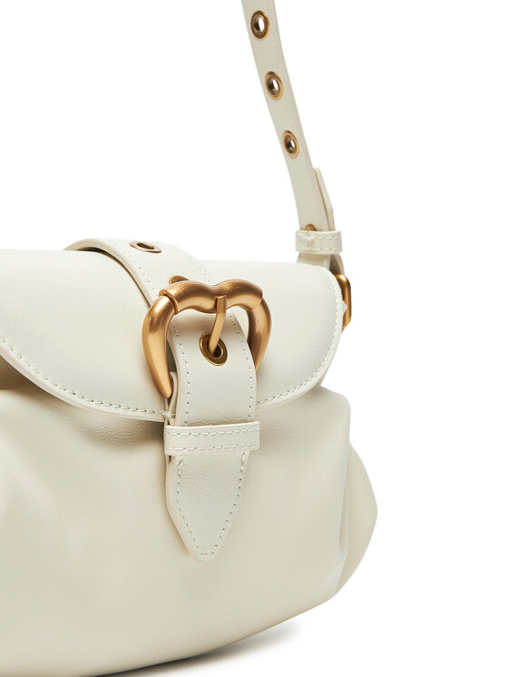 PINKO PINKO Torebka Jolene Shoulder Mini PE 25 PLTT 102802 A270 Biały