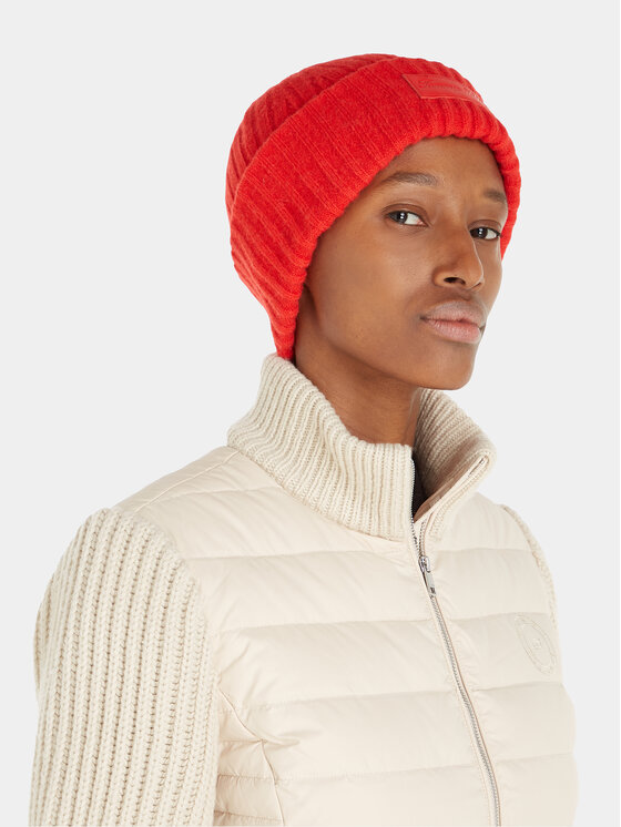Tommy Hilfiger Tommy Hilfiger Kapa Tommy Twist Beanie AW0AW15325 Narančasta