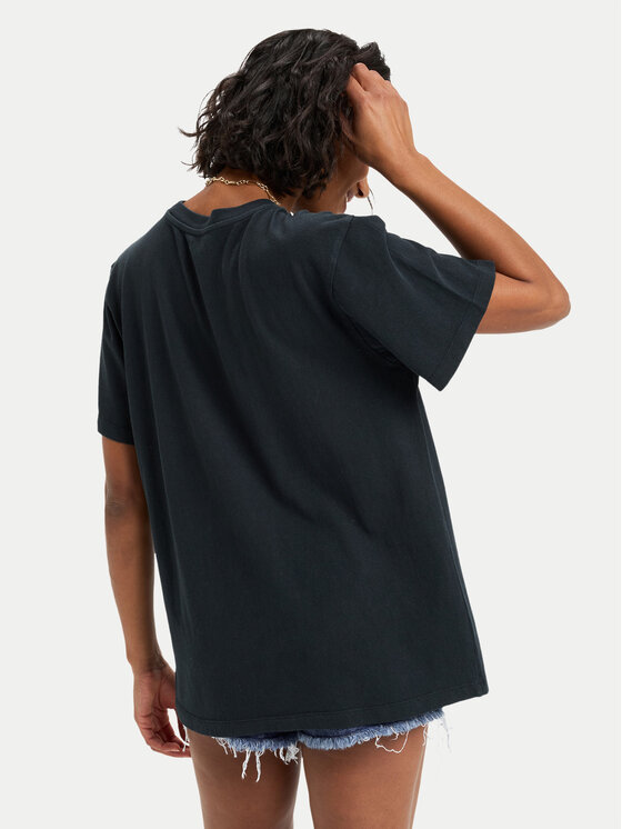 Roxy Roxy T-shirt ERJZT06023 Crna Regular Fit