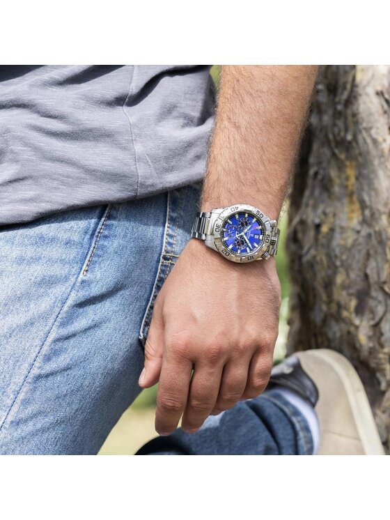 Festina Festina Zegarek F20743-3 Srebrny
