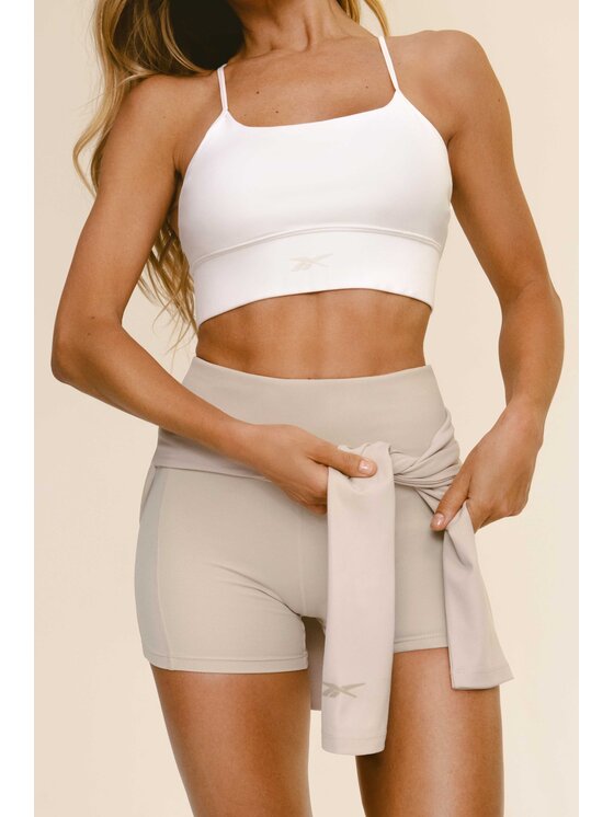 Reebok Reebok Bikershorts Reebok X Ewa Chodakowska RK25314CCW Beige Slim Fit