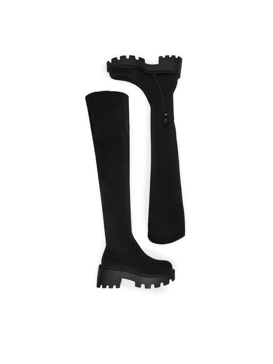 DeeZee DeeZee Overknees 67091-8H Schwarz