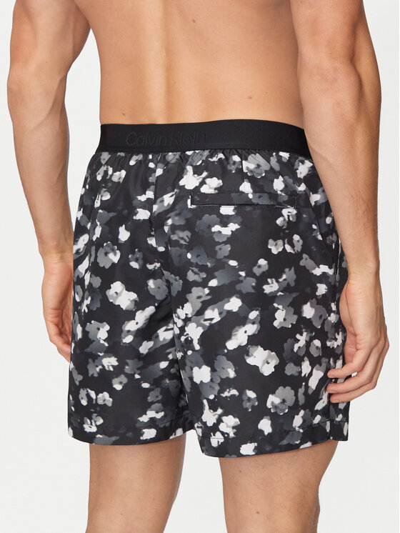 Calvin Klein Swimwear Calvin Klein Swimwear Plavecké šortky KM0KM01162 Černá Regular Fit