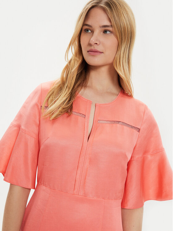 BOSS BOSS Poletna obleka Dileina 50512807 Koral Regular Fit