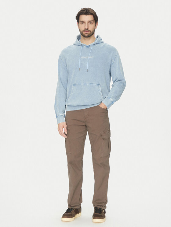 Guess Jeans Guess Jeans Mikina M5GQ23 KCTJ1 Světle modrá Regular Fit