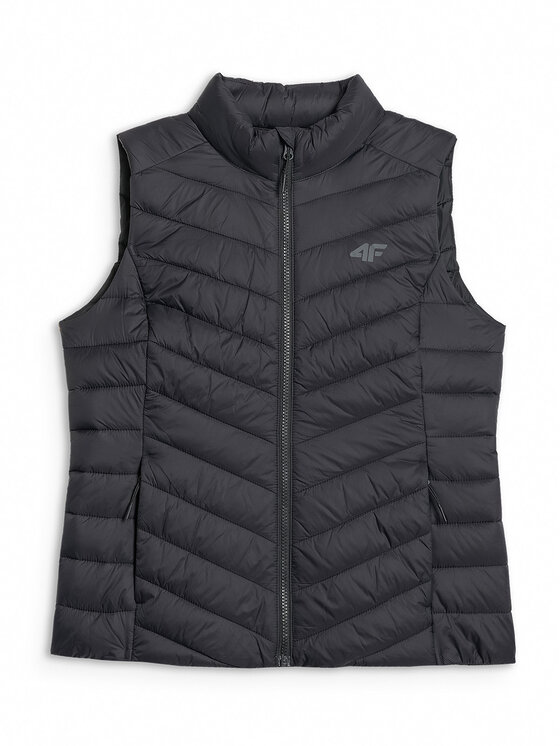 4F 4F Kamizelka EVERYDAY ACTIVE Czarny Regular Fit
