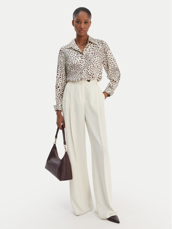 Marella Marella Košeľa Salve 2613111141 Écru Relaxed Fit