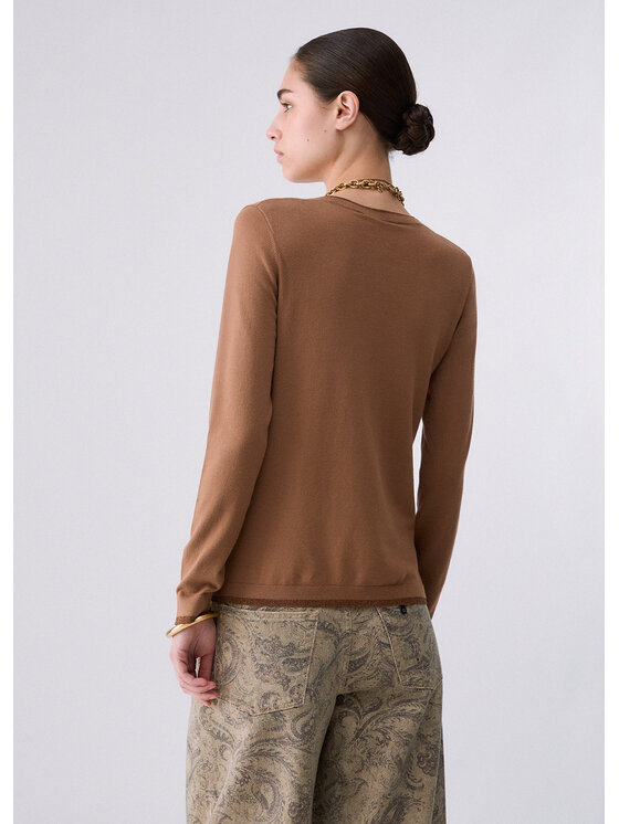 Liu Jo Liu Jo Maglione WF6012MS49I81020 Beige Regular Fit