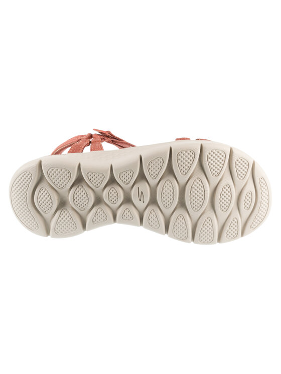 Skechers Skechers Sandały Go Walk Flex Sandal - Sublime Fioletowy
