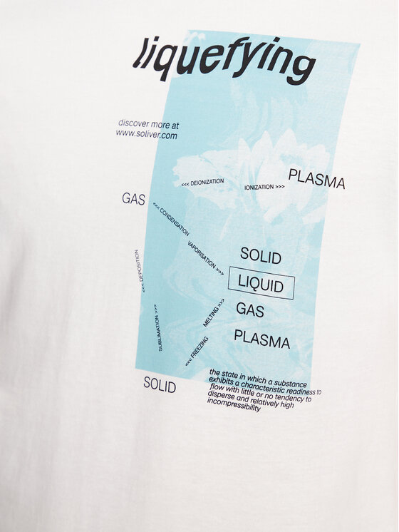 s.Oliver s.Oliver T-Shirt 2129860 Λευκό Regular Fit