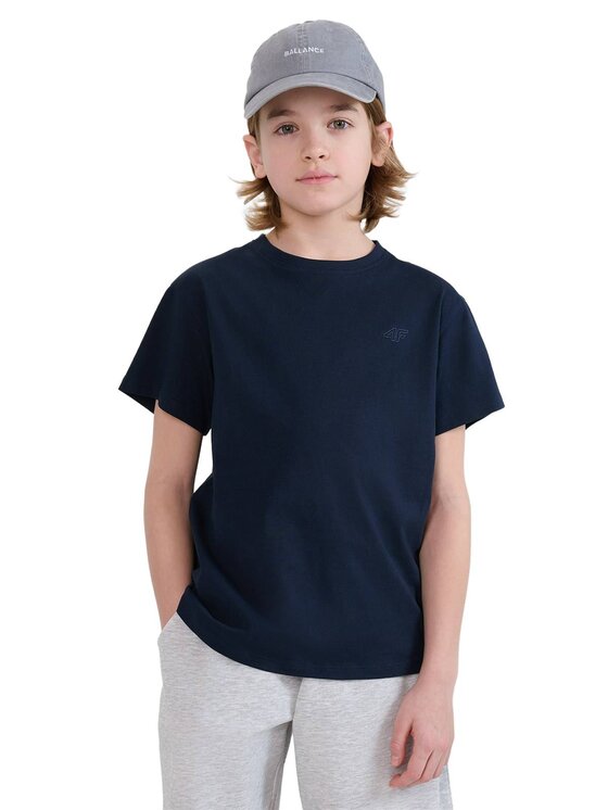 4F 4F T-Shirt 4FJWMM00TTSHM2330-31S Niebieski Regular Fit