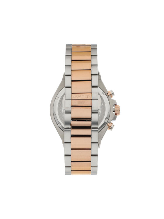 Roamer Roamer Zegarek Tempomaster Chrono 221837 49 75 20 Srebrny