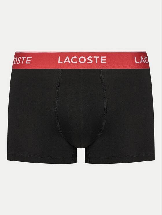 Lacoste Lacoste Set od 3 para bokserica 5H1297 Crna