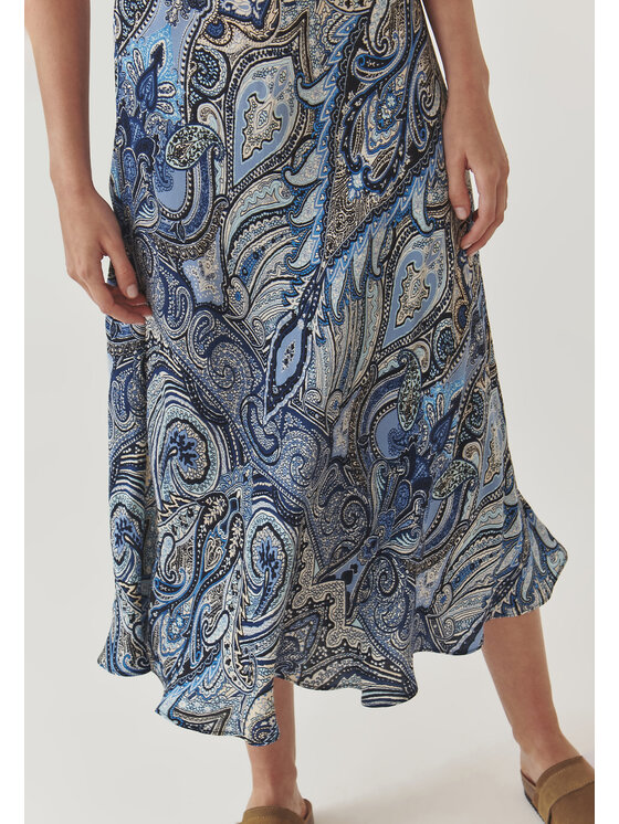 TATUUM TATUUM Spódnica midi SATINI 7 Kolorowy A-Line Fit