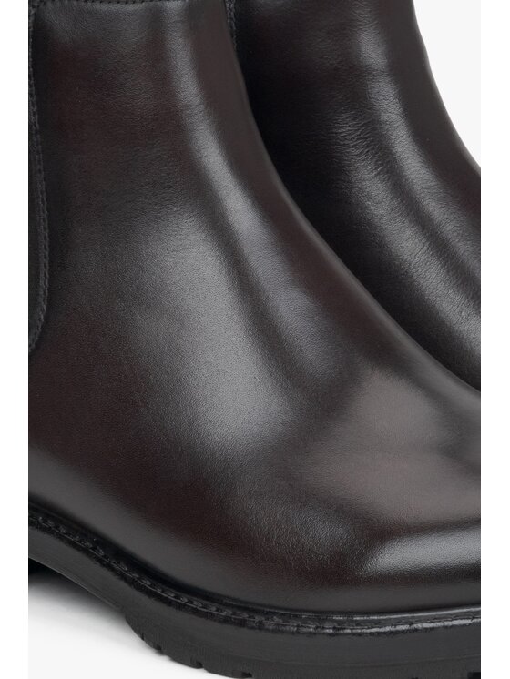 Estro Estro Členková obuv s elastickým prvkom ER00116139 Hnedá