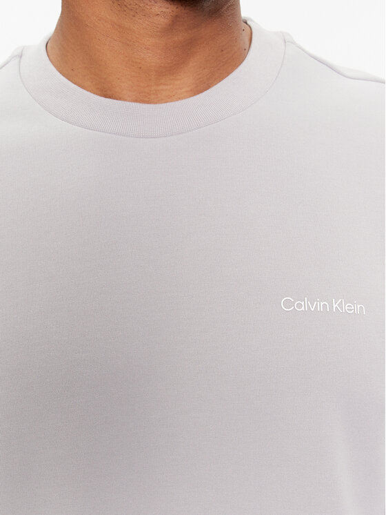 Calvin Klein Calvin Klein Bluza Micro Logo K10K109926 Szary Regular Fit