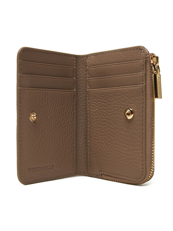 Coccinelle Coccinelle Malá dámská peněženka MW5 Metallic Soft E2 MW5 17 01 01 Hnědá