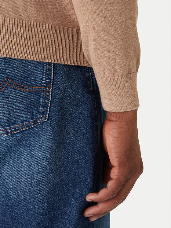 Gant Gant Sweter 8030561 Beżowy Regular Fit