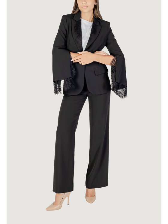 Rinascimento Rinascimento Μπουφάν γυναικείο CFC0124951003 Μαύρο Blazer Fit