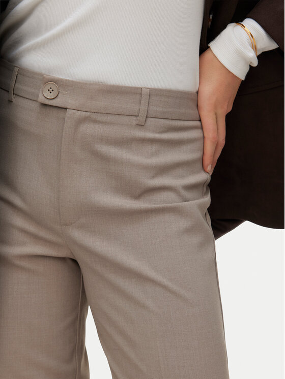 Vero Moda Vero Moda Hlače Texas 10334103 Bež Straight Fit