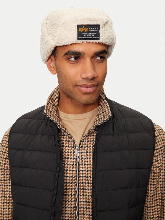 Alpha Industries Alpha Industries Шапка Alpha Teddy Hat 108903 Бял