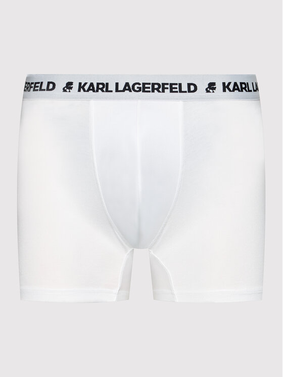 KARL LAGERFELD KARL LAGERFELD Set di boxer Logo Trunks 211M2102 Bianco