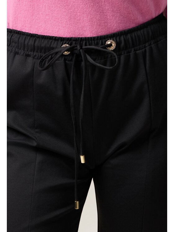 Oltre Oltre Pantaloni di tessuto P263R009066N033 Nero Boy Fit