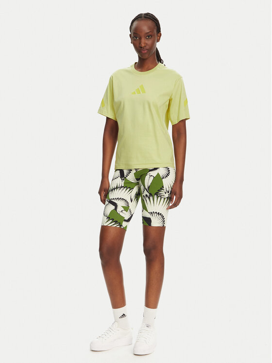 adidas adidas T-shirt Z.N.E. JC5400 Žuta Regular Fit