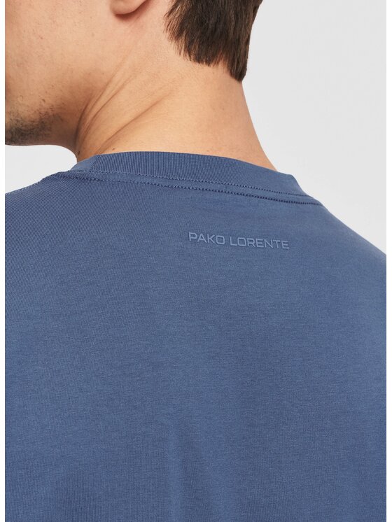 Pako Lorente Pako Lorente T-Shirt P26SF-TT-006 Niebieski Classic Fit