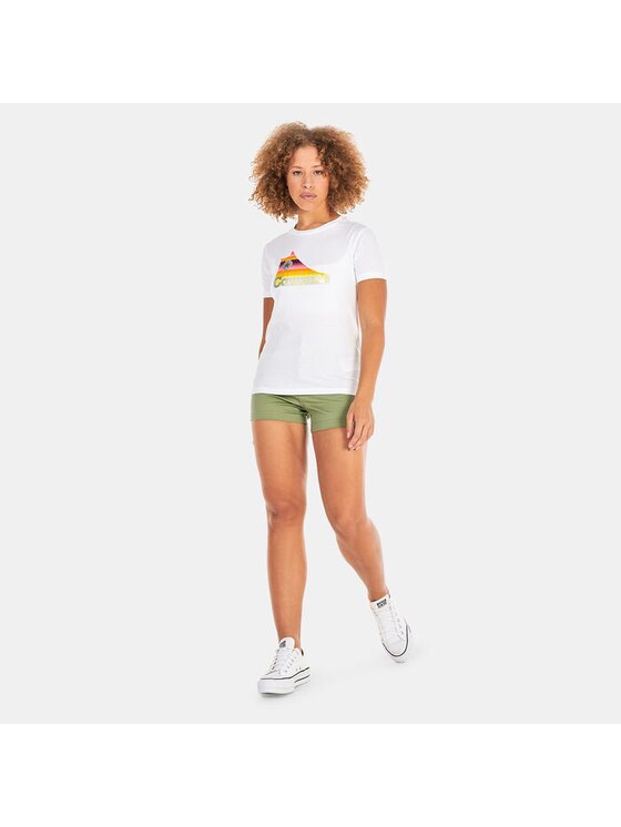 Converse Converse T-Shirt REPEAT SNEAKER Biały Regular Fit