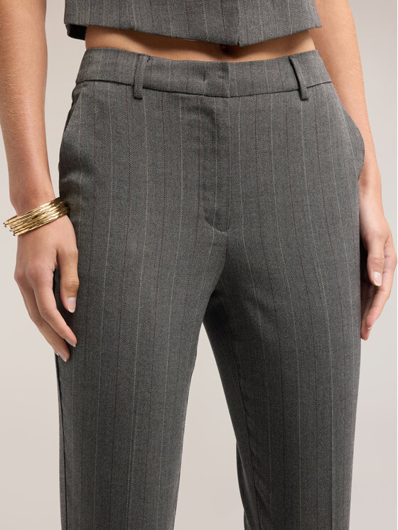 Motivi Motivi Spodnie materiałowe P04JQ004810N0S3 Szary Slim Fit