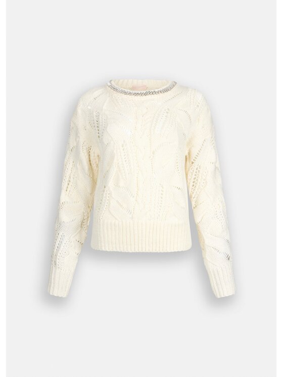Liu Jo Liu Jo Maglione MF5452MA37R10701 Bianco Regular Fit