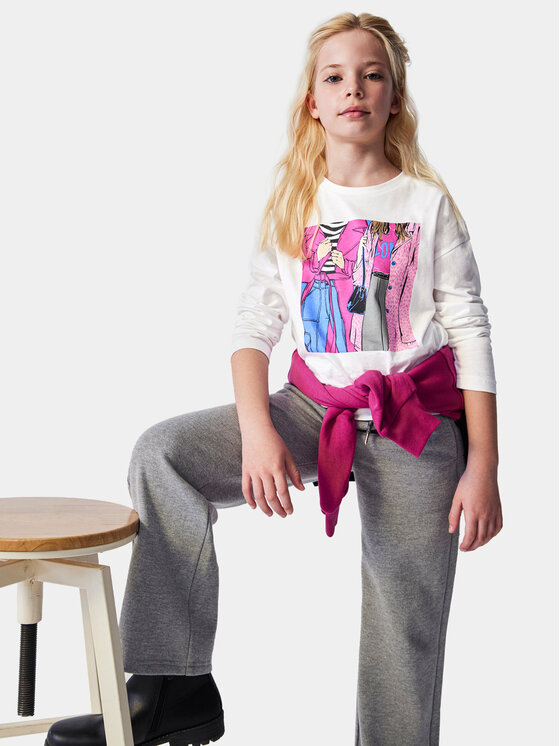 Mayoral Mayoral Bluse 7.056 Écru Regular Fit
