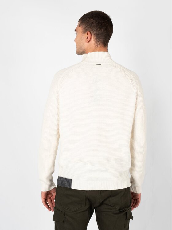 Antony Morato Antony Morato Svetr MMSW01238-YA400133 Écru Regular Fit