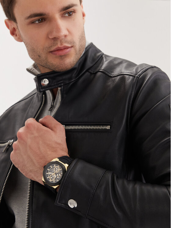 Guess Guess Pulkstenis Front-Runner GW0577G2 Melns