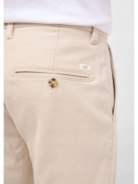 Mustang Mustang Pantaloni di tessuto Style Oakland Beige Slim Fit
