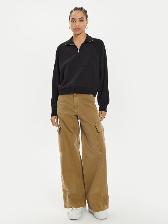 Gap Gap Bluză 523576-01 Negru Relaxed Fit