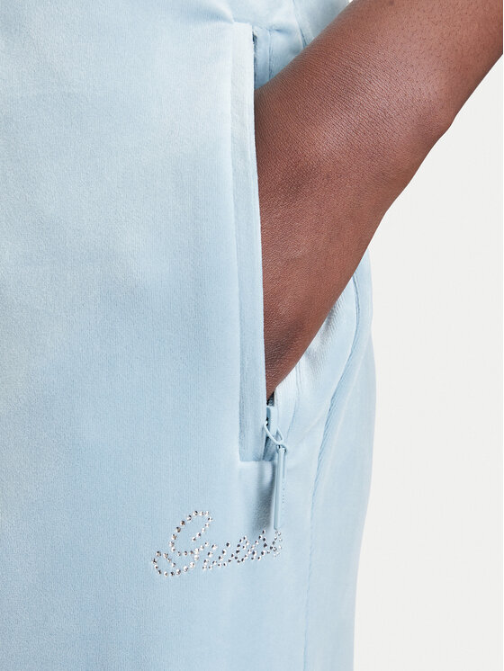 Guess Guess Dressipüksid V6BB11 K6304 Helesinine Regular Fit