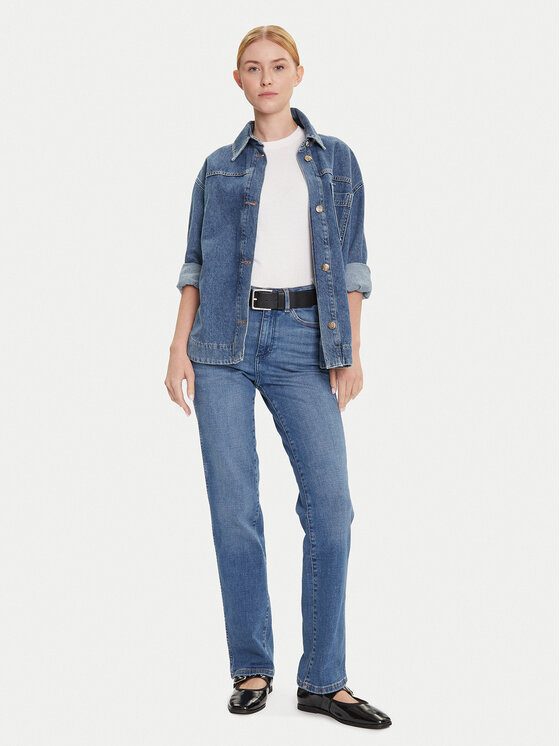 Wrangler Wrangler Blugi Cowboy 112371166 Albastru Straight Fit