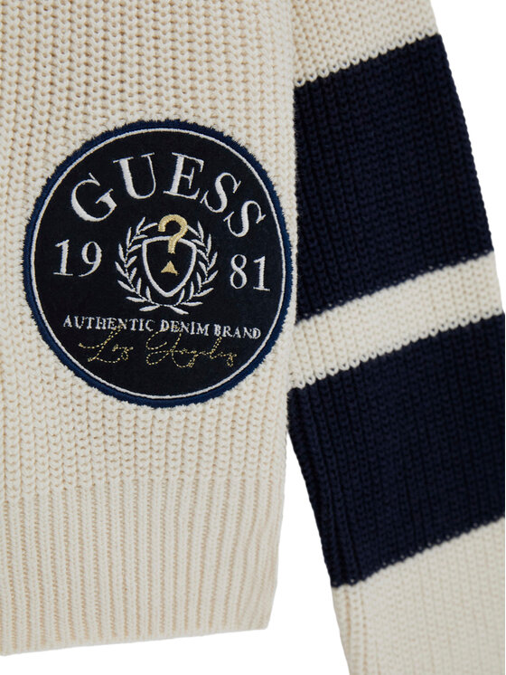 Guess Guess Пуловер J6YR03 Z0833 Кремав Regular Fit