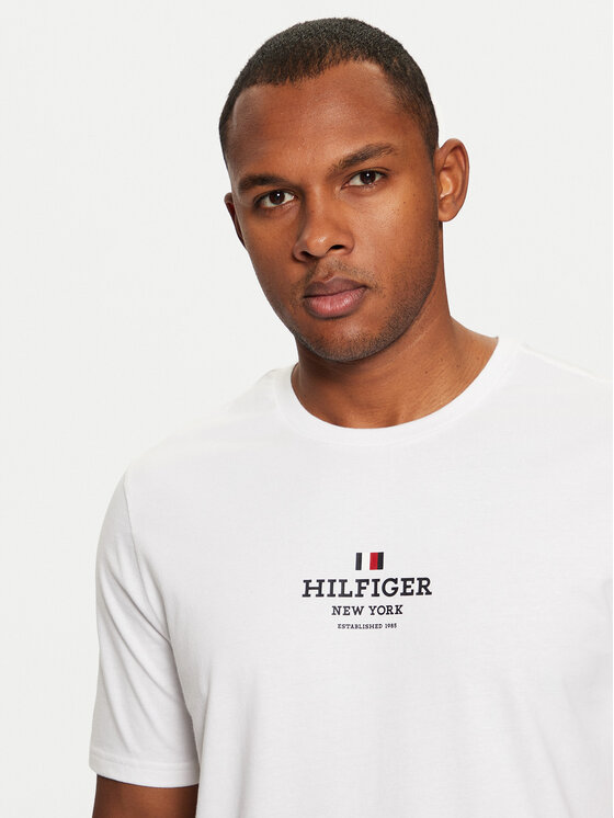 Tommy Hilfiger Tommy Hilfiger T-shirt MW0MW38980 Bijela Regular Fit