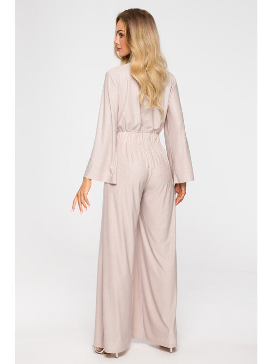 Made of Emotion Made of Emotion Jumpsuit M720 Beige Premium Fit