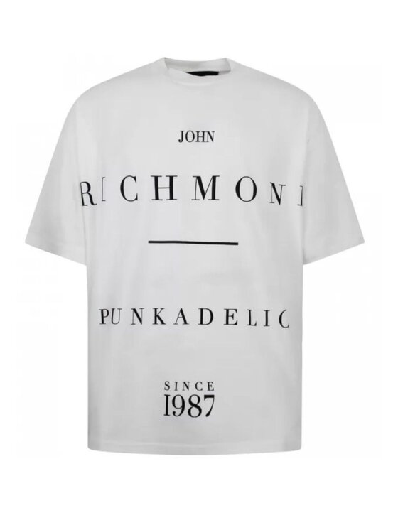 John Richmond John Richmond T-shirt T-shirt da uomo John Richmond Bianco Regular Fit