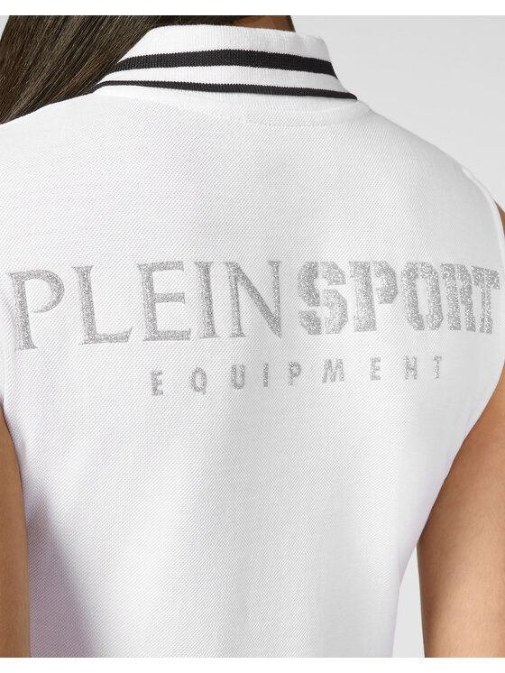 Plein Sport Plein Sport Polo 1911 Biały Regular Fit