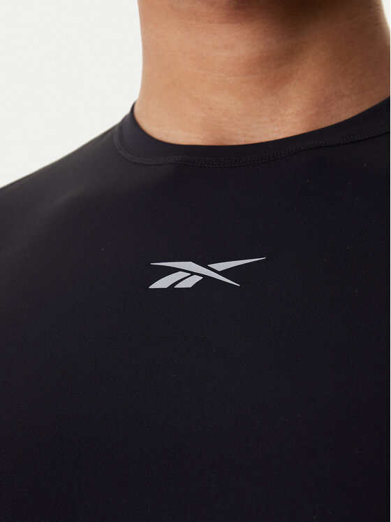 Reebok Reebok Tricou tehnic RK25598CCM Negru Slim Fit